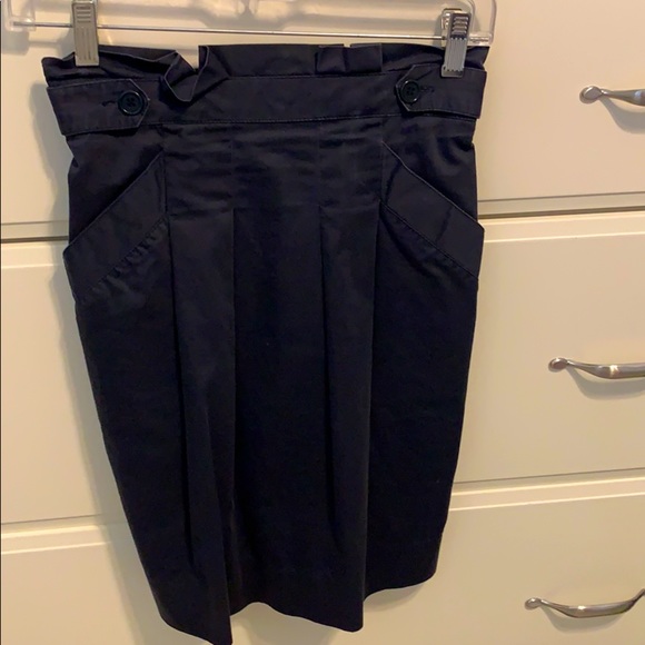 BCBG blue high-waisted skirt - Picture 1 of 2